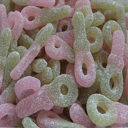 Sour Watermelon Pacifiers, Vegan and Gelatin Free
